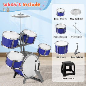 CHADRIGIVS upgraded kids drum set drumsticks ready for play