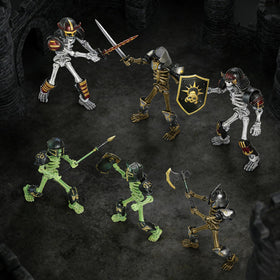 ChainnForces fully articulated skeleton figure enables dynamic poses for dioramas.