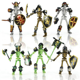 ChainnForces six-skeleton figures pack ready for display and creative posing.