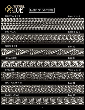 Chainmail Joe Clasps collection for secure finishes on jewelry pieces.