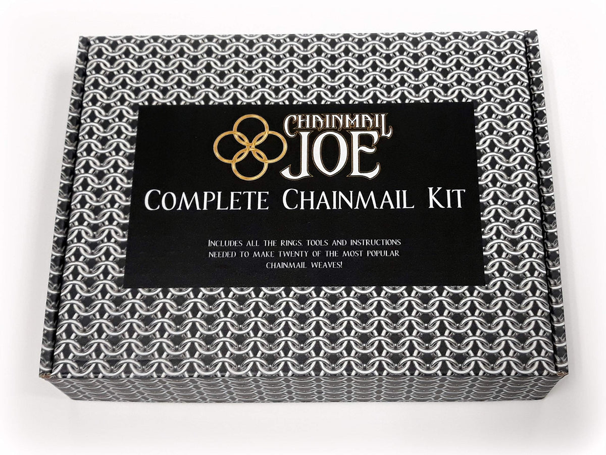 Chainmail Joe Tutorial Book shows step-by-step guides to 20 weaves.