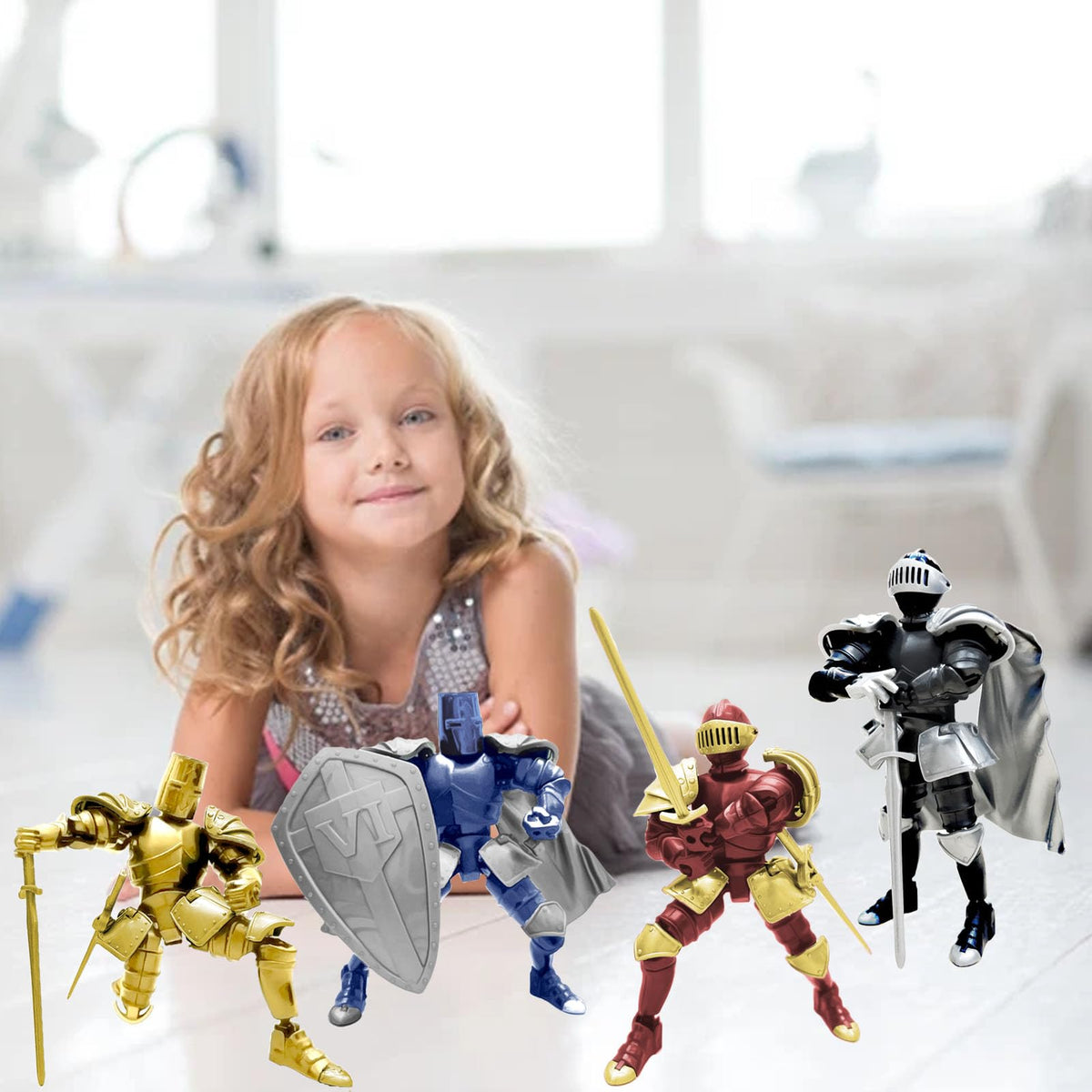 ChainnForces knight figure 6-pack ideal gift for fans and collectors.