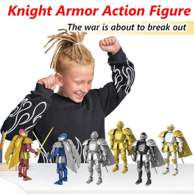 ChainnForces knight figure shield in action pose for epic tabletop displays.