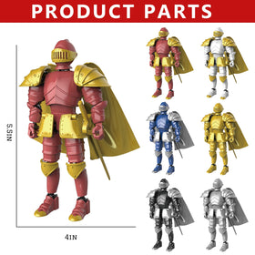 ChainnForces knight figure sword ready for dynamic pose and storytelling.