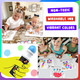 Chalkola activity books featuring alphabet and numbers for hands-on learning