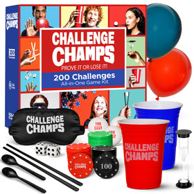 Challenge Champs Action set—box open for quick play and friendly competition.
