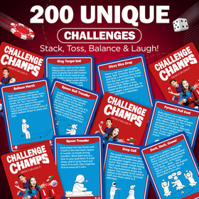 Challenge Champs Action promotes teamwork in office or classroom play sessions.