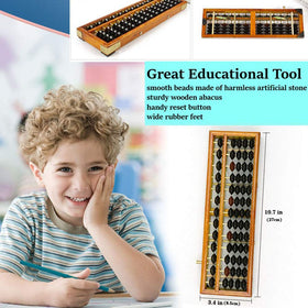 Chamigush wooden frame abacus showcasing durable craftsmanship.