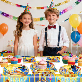 CHAMPBULL Beauty and the Beast party setup, easy to assemble for a coordinated look