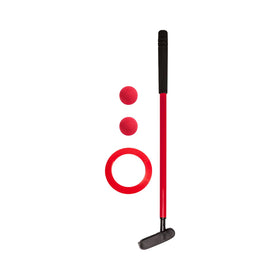 Bright colors from Champion Sports mini golf set for team-friendly games