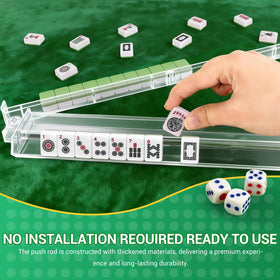 Racks fit 1.2-inch American mahjong tiles