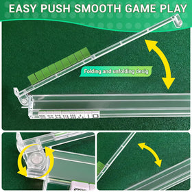 Compact mahjong racks designed for easy transport