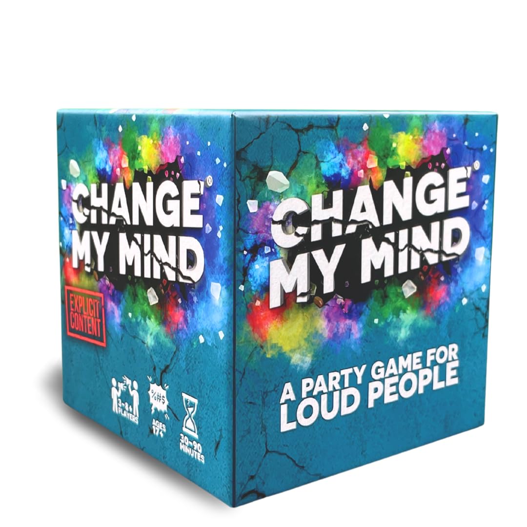Change My Mind outrageous debate card collection sparks playful arguments at parties.