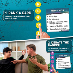 Change My Mind players at table create inside jokes and memorable moments.
