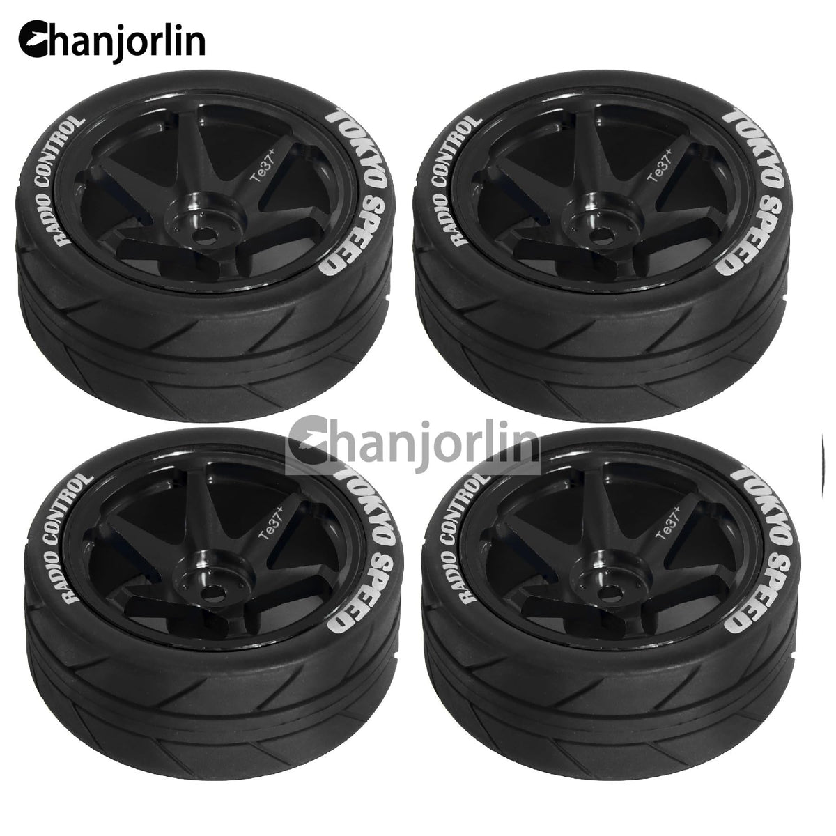 Chanjorlin aluminum wheels with 6 spokes reduce drag for smoother handling