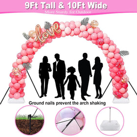 Chaohua ground nails and secure rope anchor the setup outdoors.