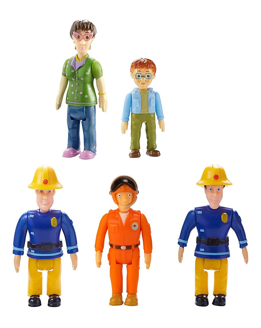 Character Option Fireman Sam figures articulation highlights detailed characters for storytelling.
