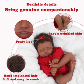 CHAREX Handcrafted eyebrows and lips for lifelike facial features.