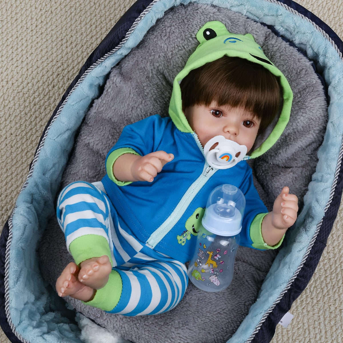 CHAREX magnetic pacifier and bottle support interactive nurturing moments.