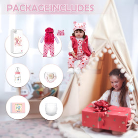 CHAREX Realistic Baby Doll in gift box, ready to gift to kids or collectors.