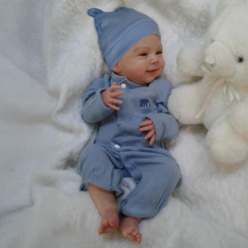 CHAREX Realistic Reborn Baby Boy 18in full-doll for lifelike play and cuddling