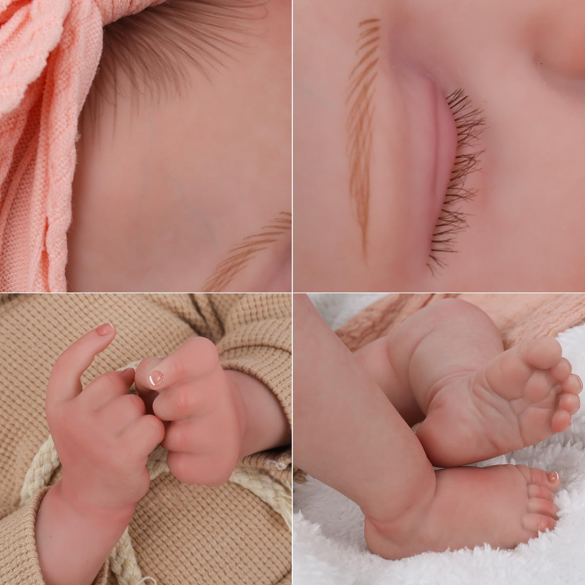 CHAREX Reborn Baby Doll dress-up options for realistic styling