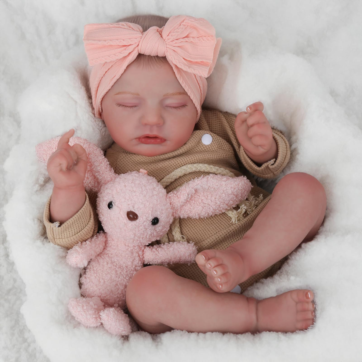 CHAREX Reborn Doll hair and lashes for photorealistic expression