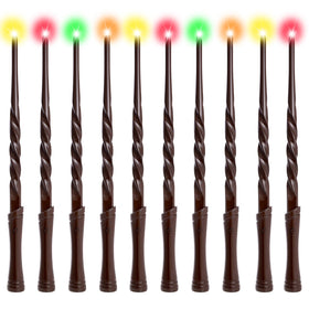 CharmFields light up wizard wand with spiral design sparks imaginative pretend play
