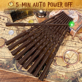CharmFields 10-pack wand set is perfect for birthdays, Halloween, and party favors