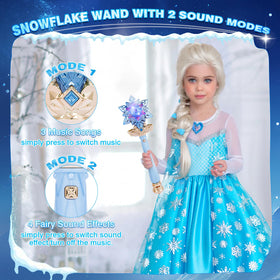 CharmRegion Snowflake Wand light-up feature brightens kids' imaginative adventures.