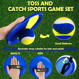 Charniol beach set layout shows paddles and balls on sand.