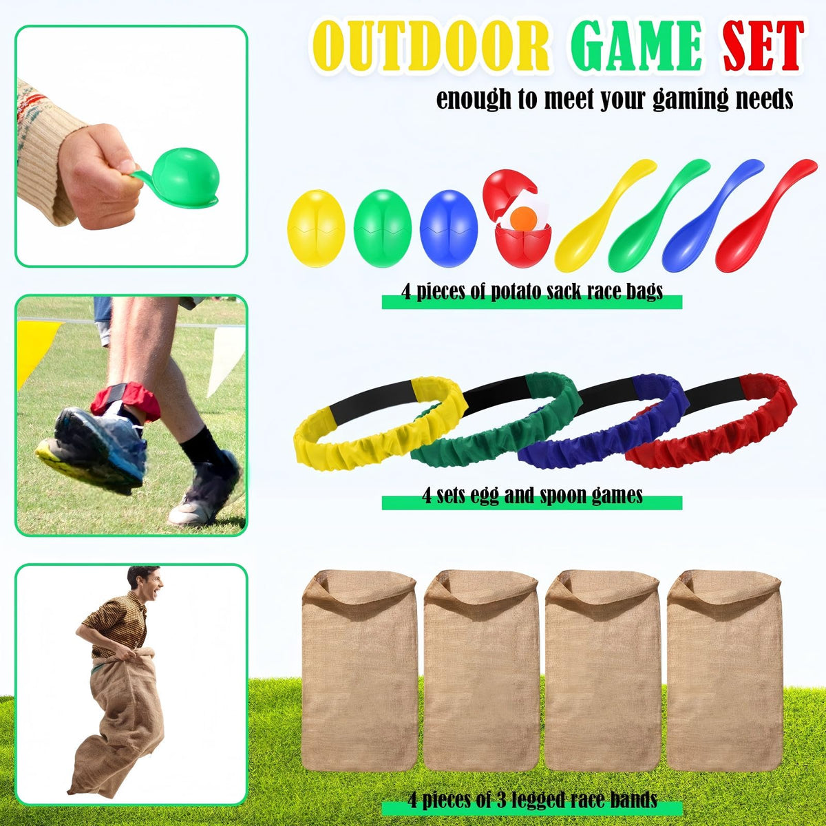 Charniol carnival relay components enabling colorful, inclusive relay games for all ages.