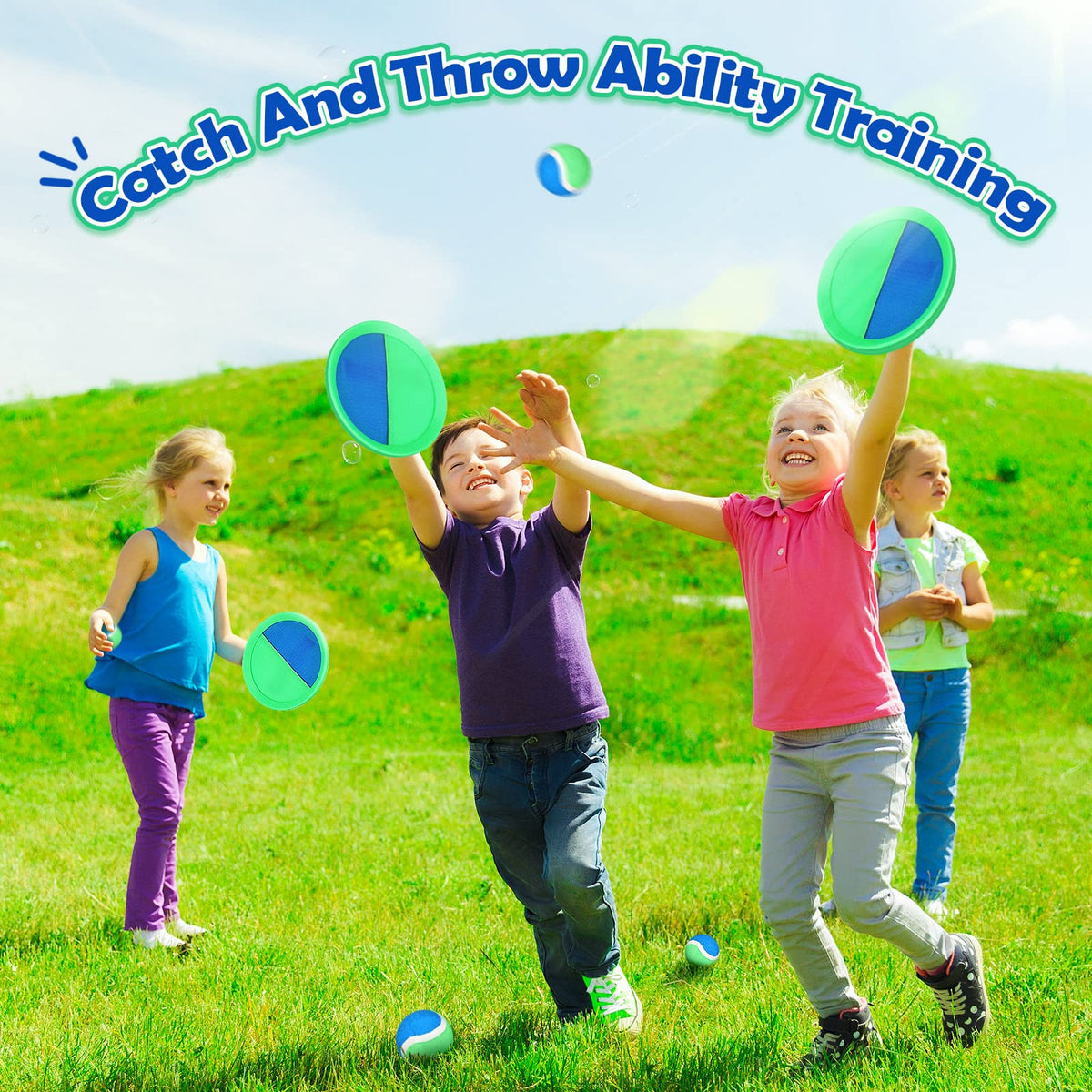 Charniol paddles set shown outdoors at the beach for active play.