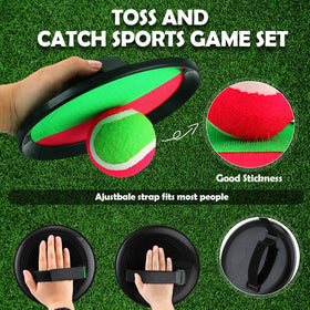 Charniol pink-green-black paddles closeup shows lightweight, easy-to-catch design.