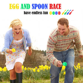 Charniol three-legged race bands designed for easy wear and teamwork.
