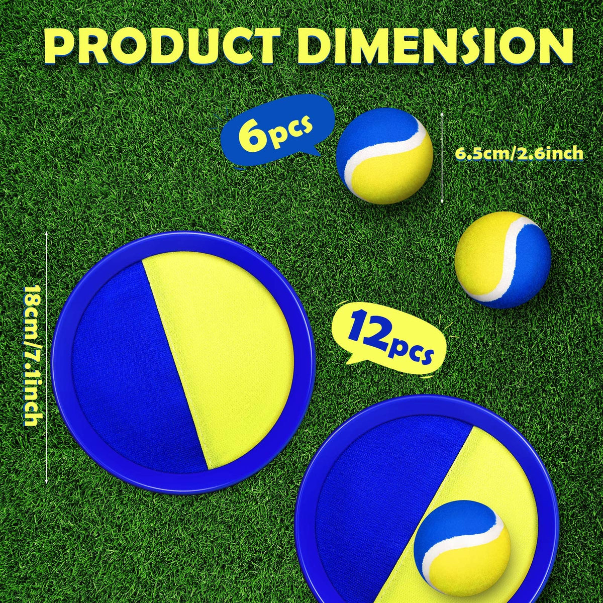 Charniol six balls provide reliable bounce for beach and backyard games.