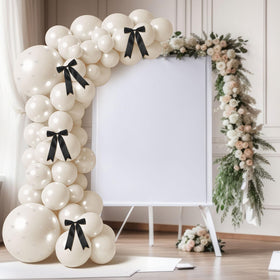Charnoel 5in sand-white balloons for delicate accents