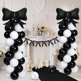 Charnoel balloon clips, bases, and water bags ensure stability