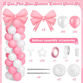 Charnoel bow clips and accessories enable quick balloon setup.