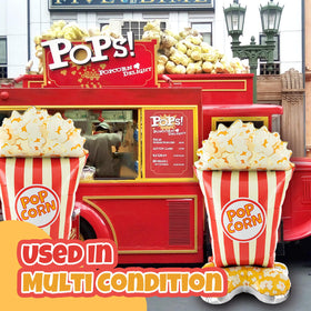 Charnoel 45-inch popcorn balloons creating a celebratory vibe