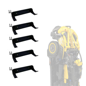 Chatelet vertical wall mount for Lego Technic racecar, secure and space-saving.