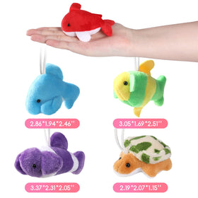 CHAXUNTEN mini clownfish plush, eye-catching addition to party loot and decor.
