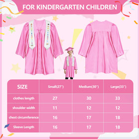 CHCLACE kindergarten cap 2026 tassel shown with secure elastic fit.