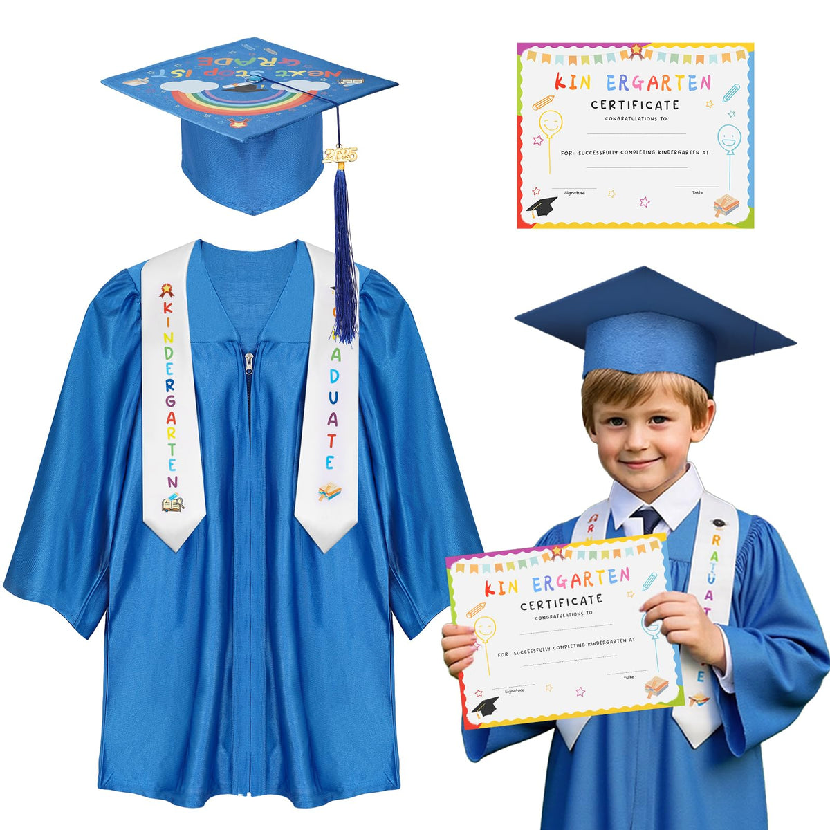 CHCLACE kindergarten gown with 2026 tassel for ceremony photos