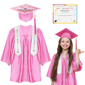 CHCLACE Kindergarten gown with 2026 tassel for a polished graduation photo