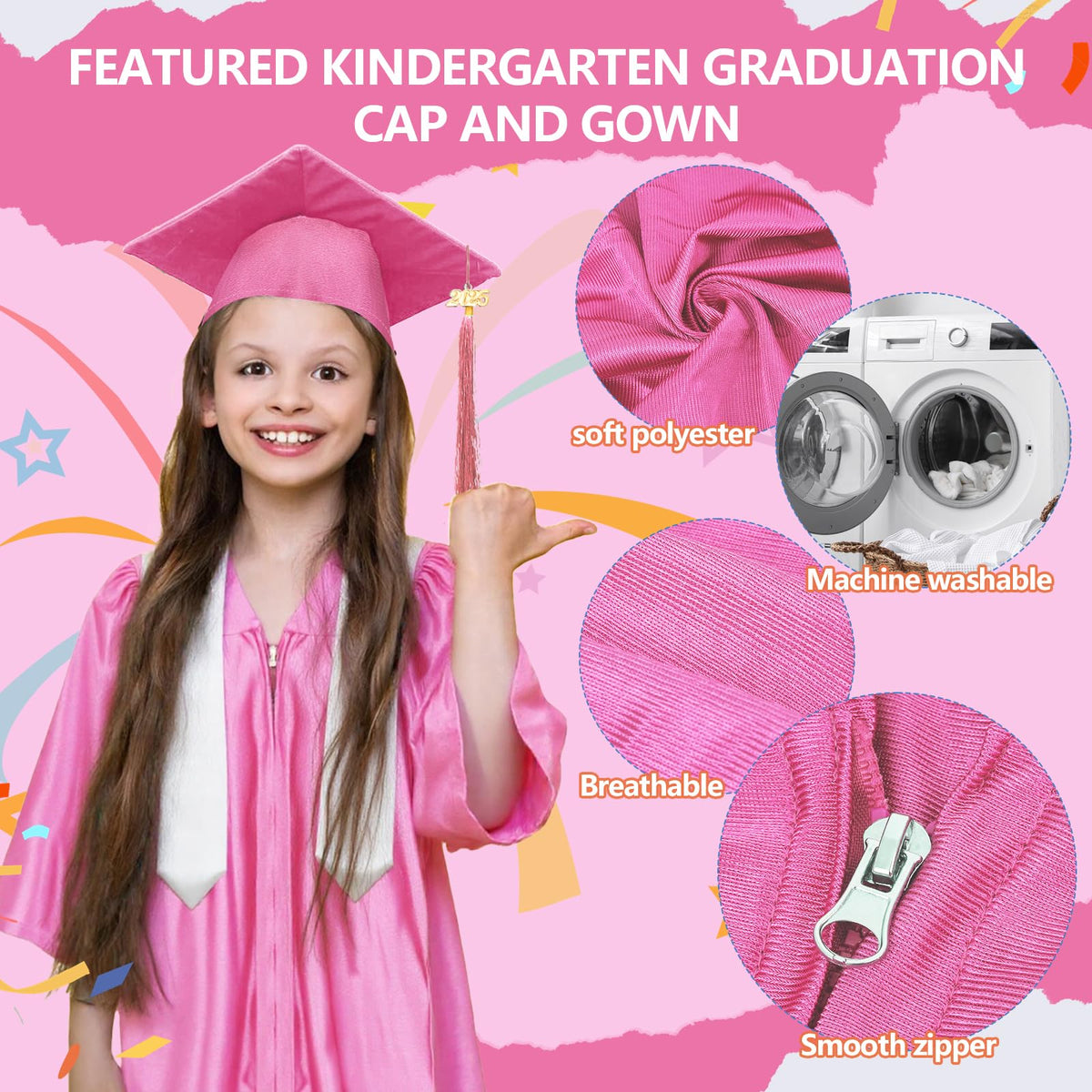 CHCLACE Kindergarten graduate stole adds ceremonial flair