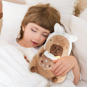 CHDBLOCK soft capybara plush, durable fabric for daily hugs.
