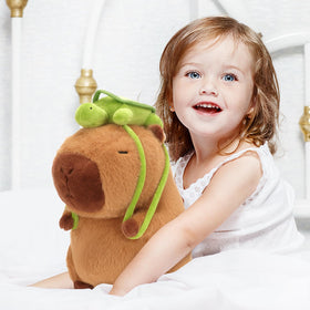 CHDBLOCK capybara plush in kawaii style, charming desk companion.