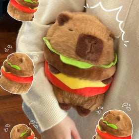 CHDBLOCK capybara plush pillow multifunctional for lounging and napping.