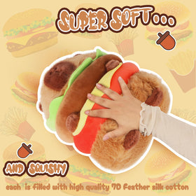 CHDBLOCK kawaii capybara plush face close-up highlights cute design.